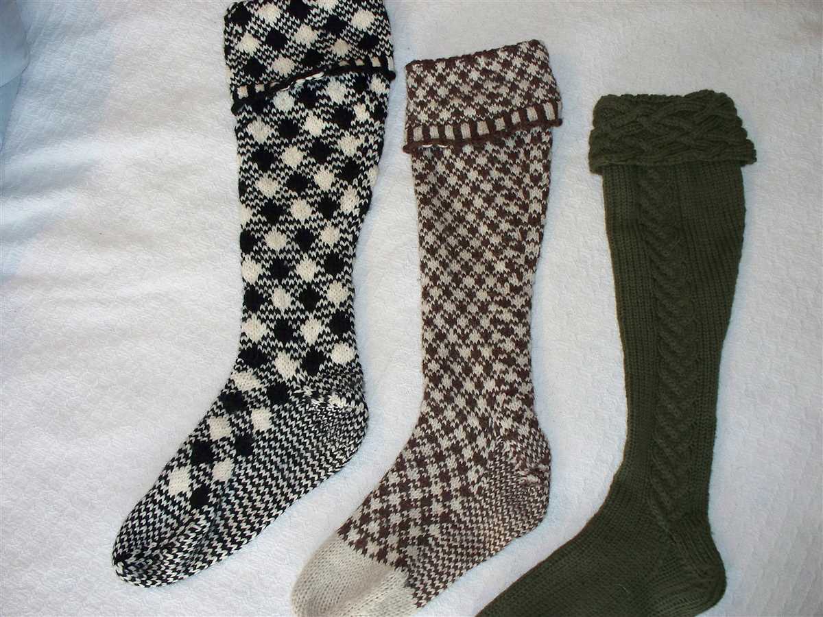 Kilt hose knitting pattern
