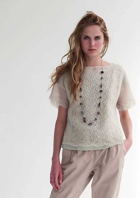 Free knitting patterns womens summer tops