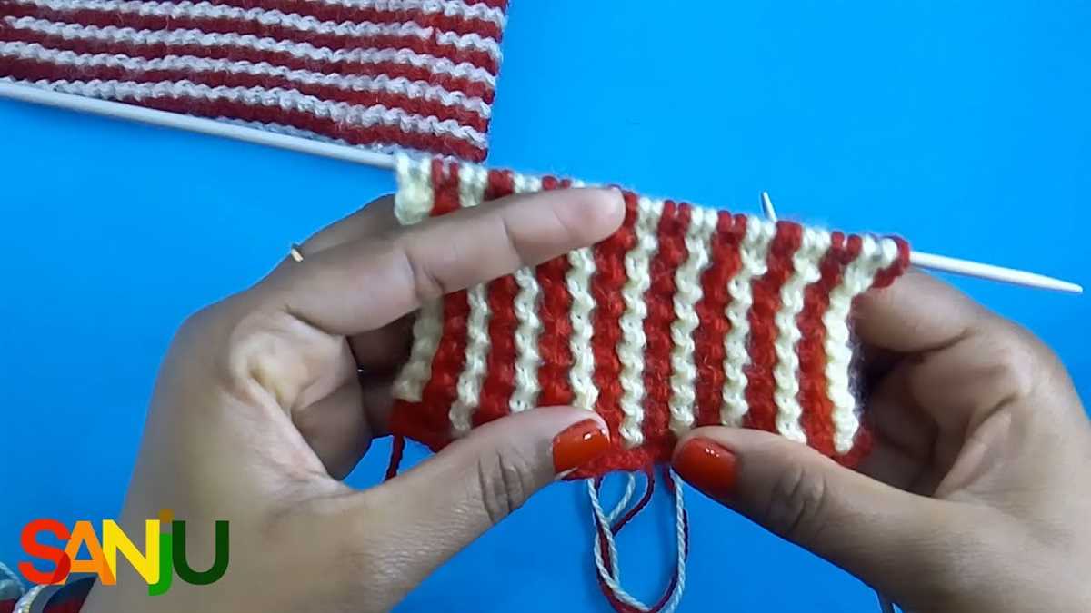 Stripe patterns for knitting