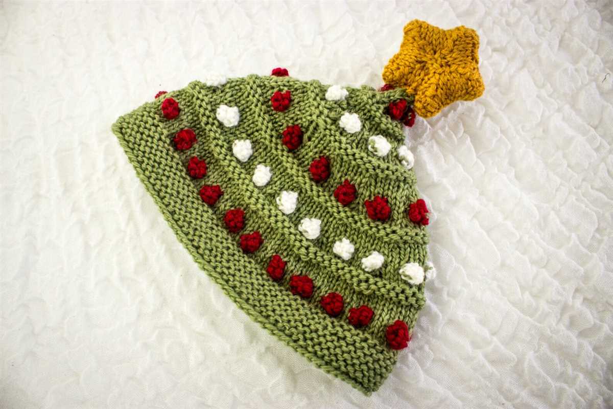 Christmas knitting hat patterns