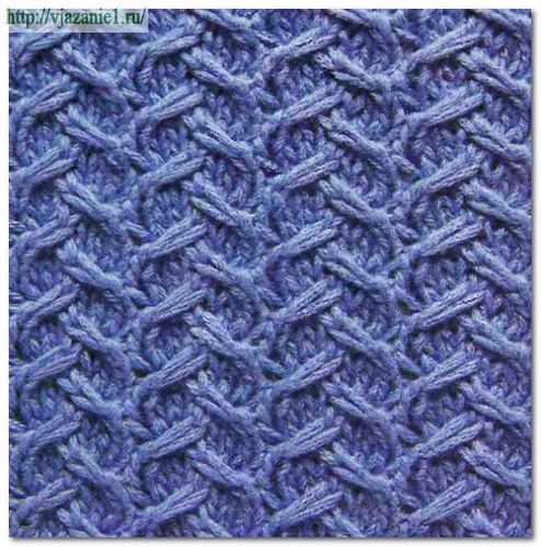 Lozenge knitting pattern