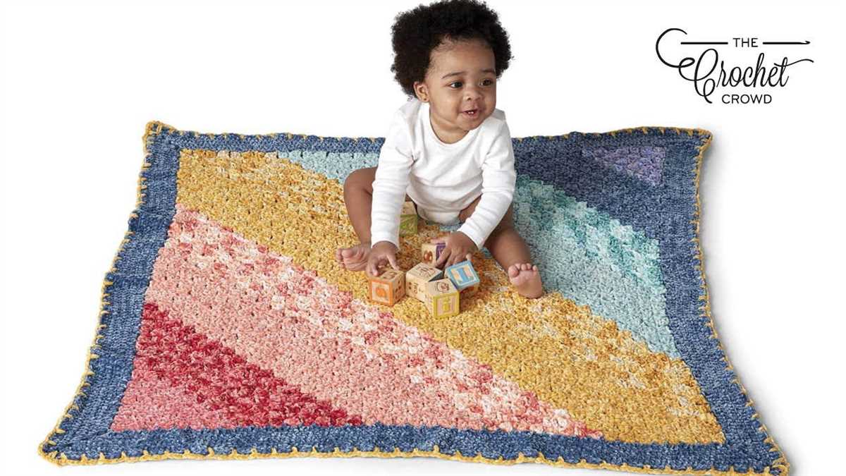 Easy corner to corner knit baby blanket pattern