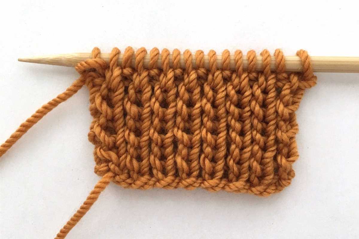 Knit 1 purl 1 scarf pattern