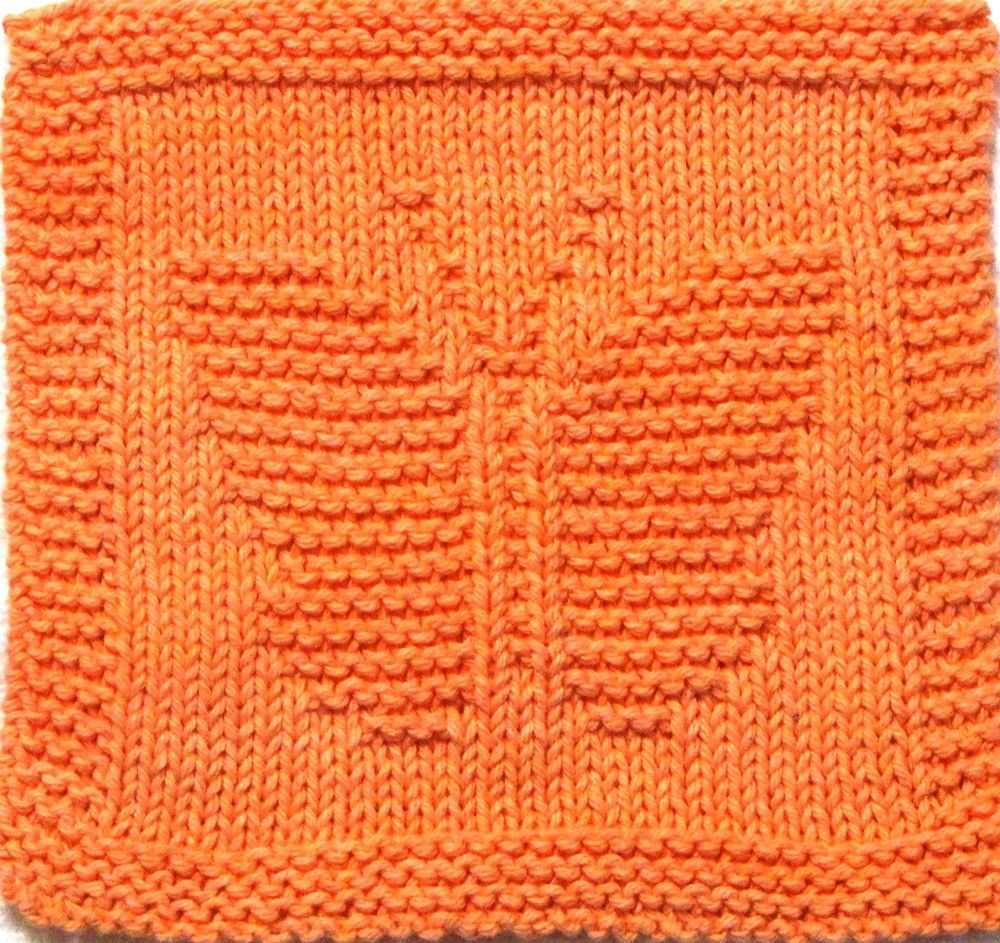 Knit a dishcloth pattern