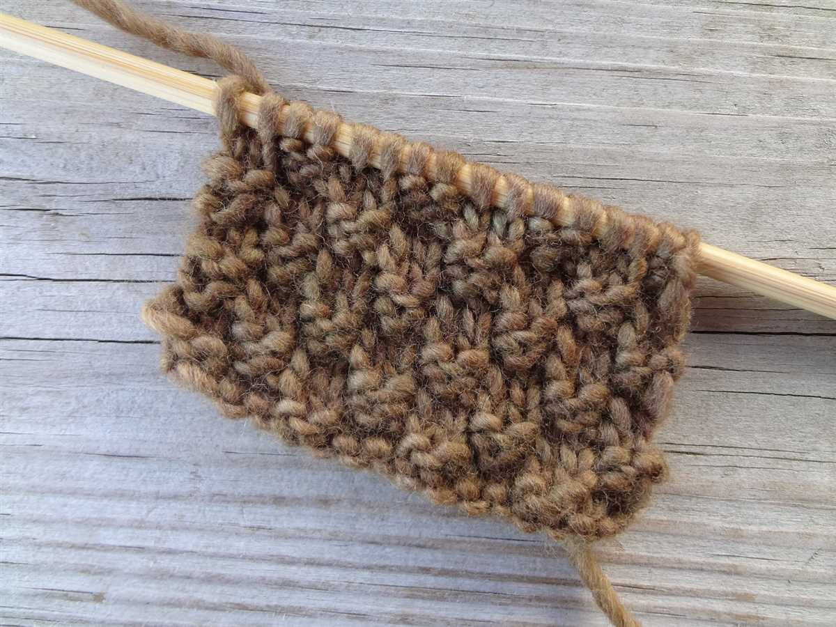 Knit and purl scarf pattern