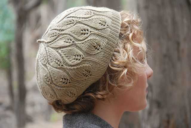 Knit beret pattern straight needles
