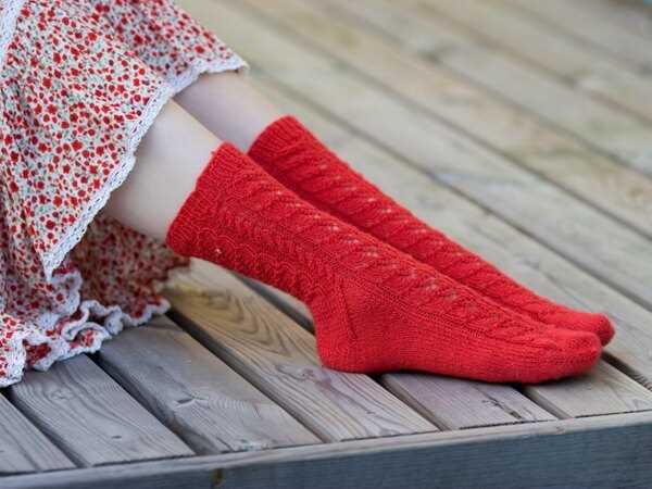 Knit boot socks pattern free