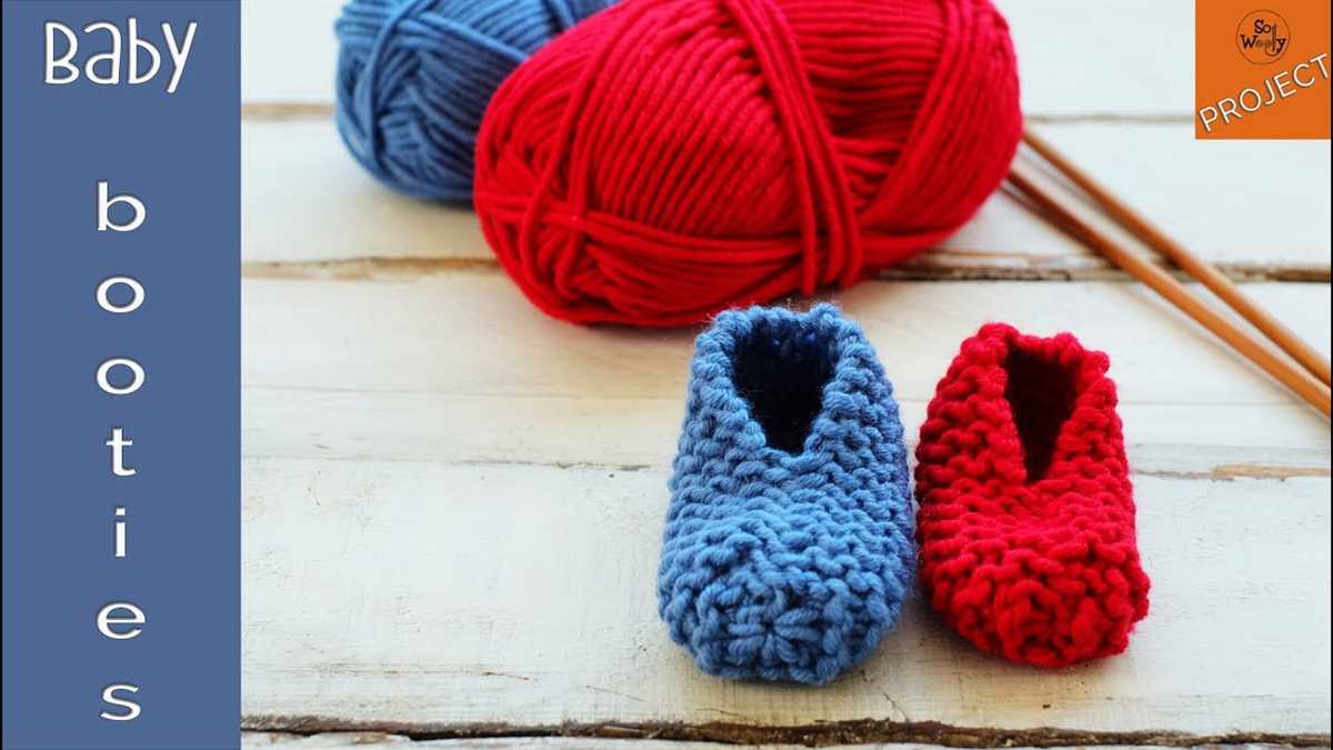 Knit booties pattern easy