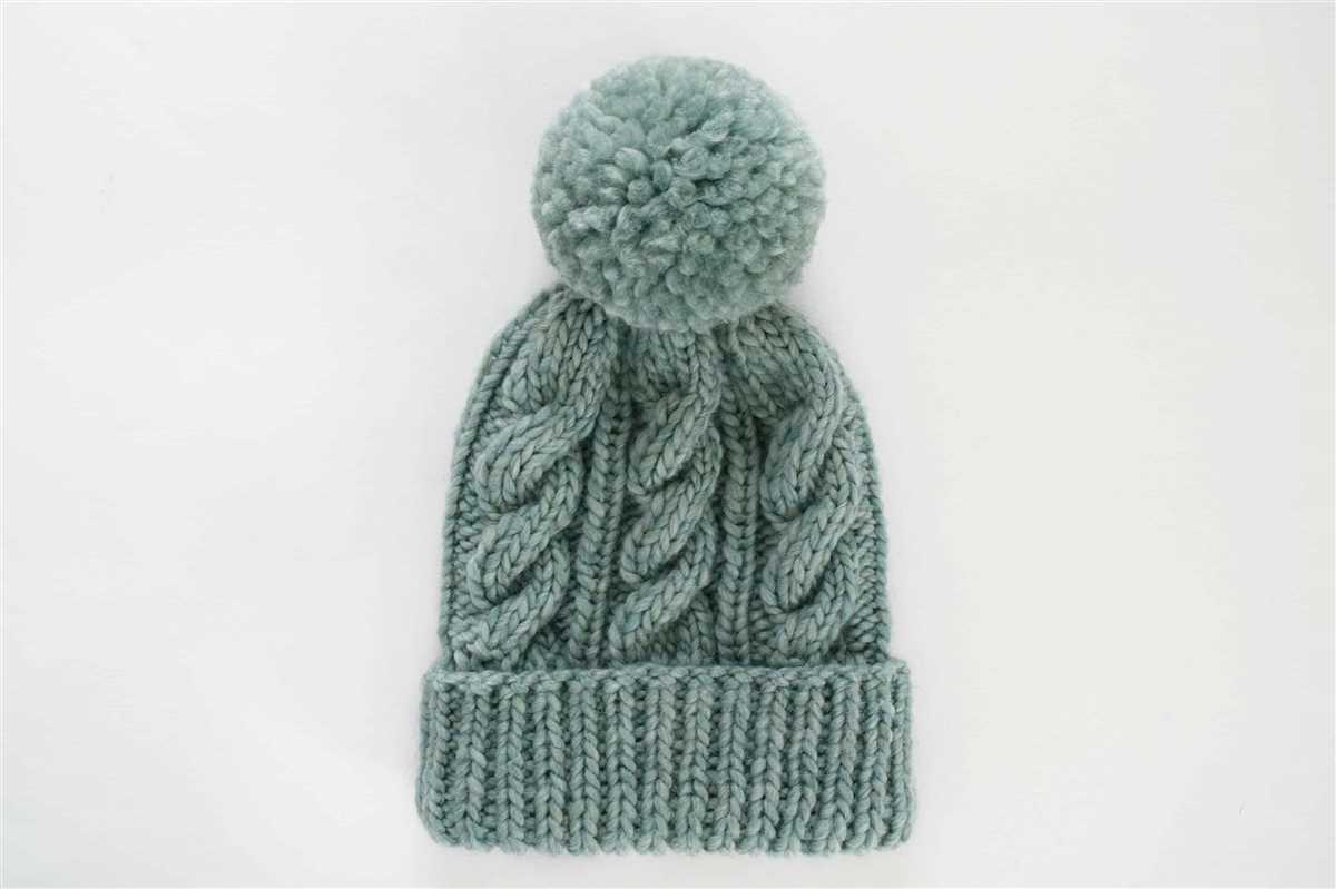 Knit cable hat free pattern