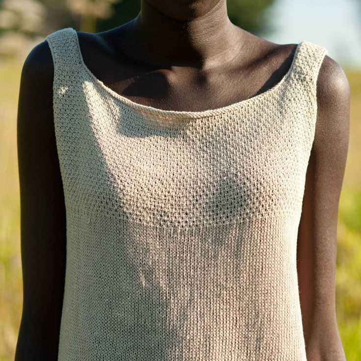 Knit camisole pattern