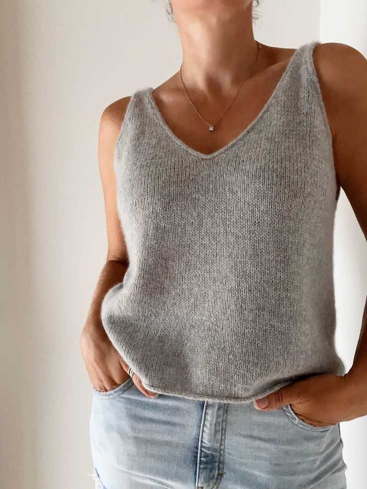 Knit camisole pattern