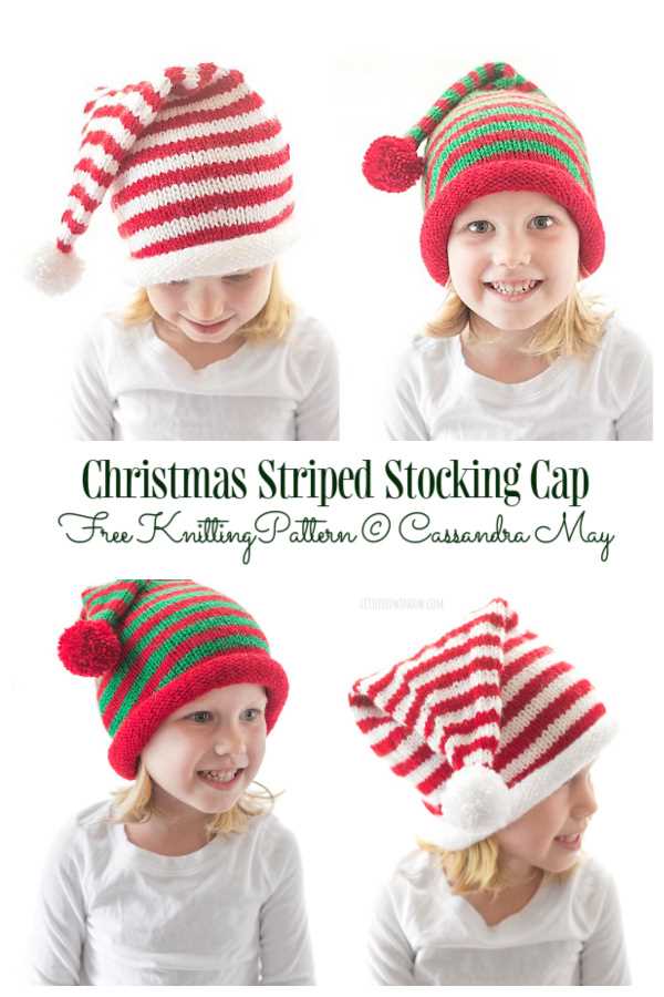 Knit christmas hat patterns