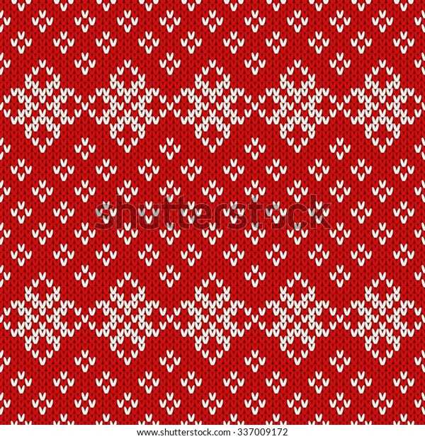 Knit christmas lights pattern