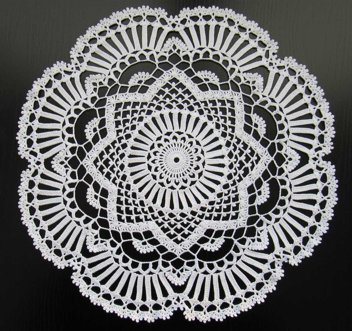 Knit doily patterns for beginners