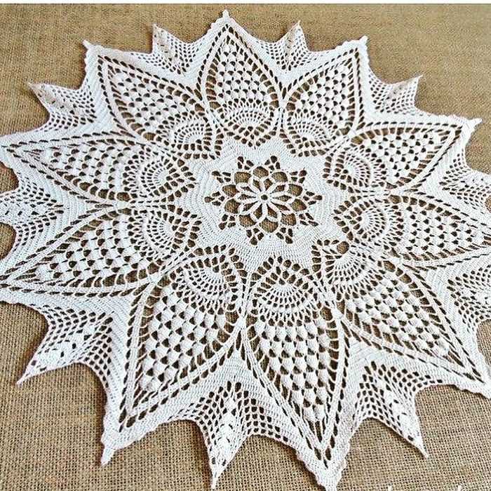 Knit doily patterns for beginners