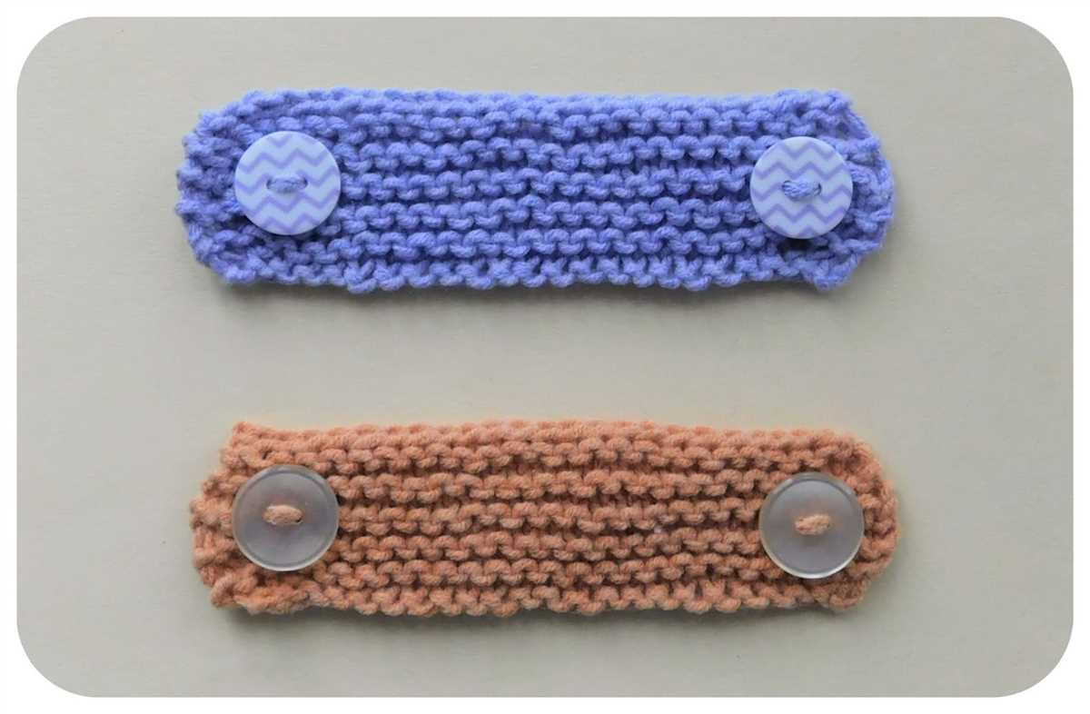 Knit ear savers pattern