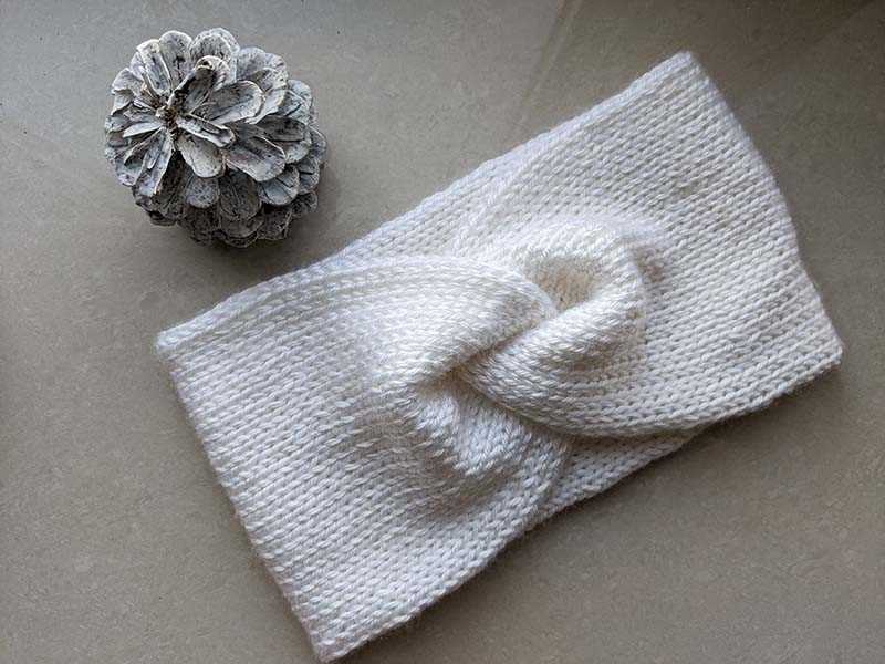 Knit ear warmer free pattern
