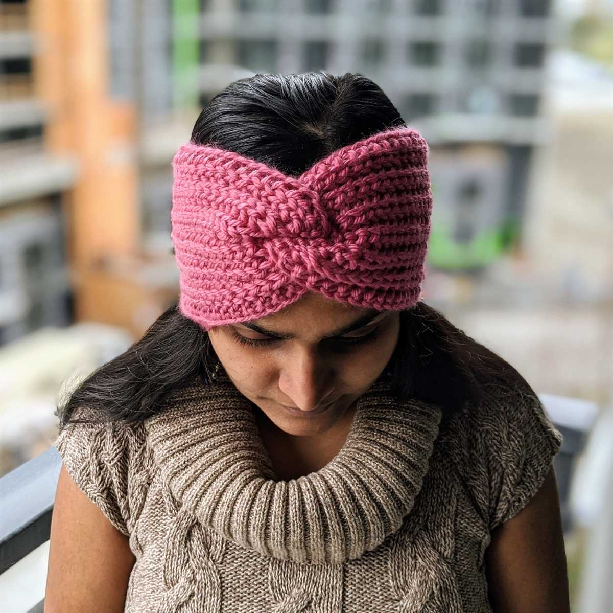 Knit ear warmer free pattern