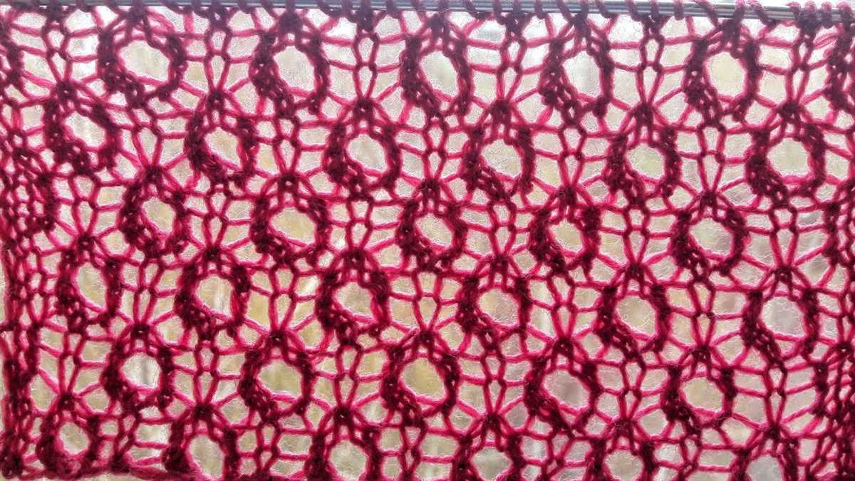 Knit eyes pattern