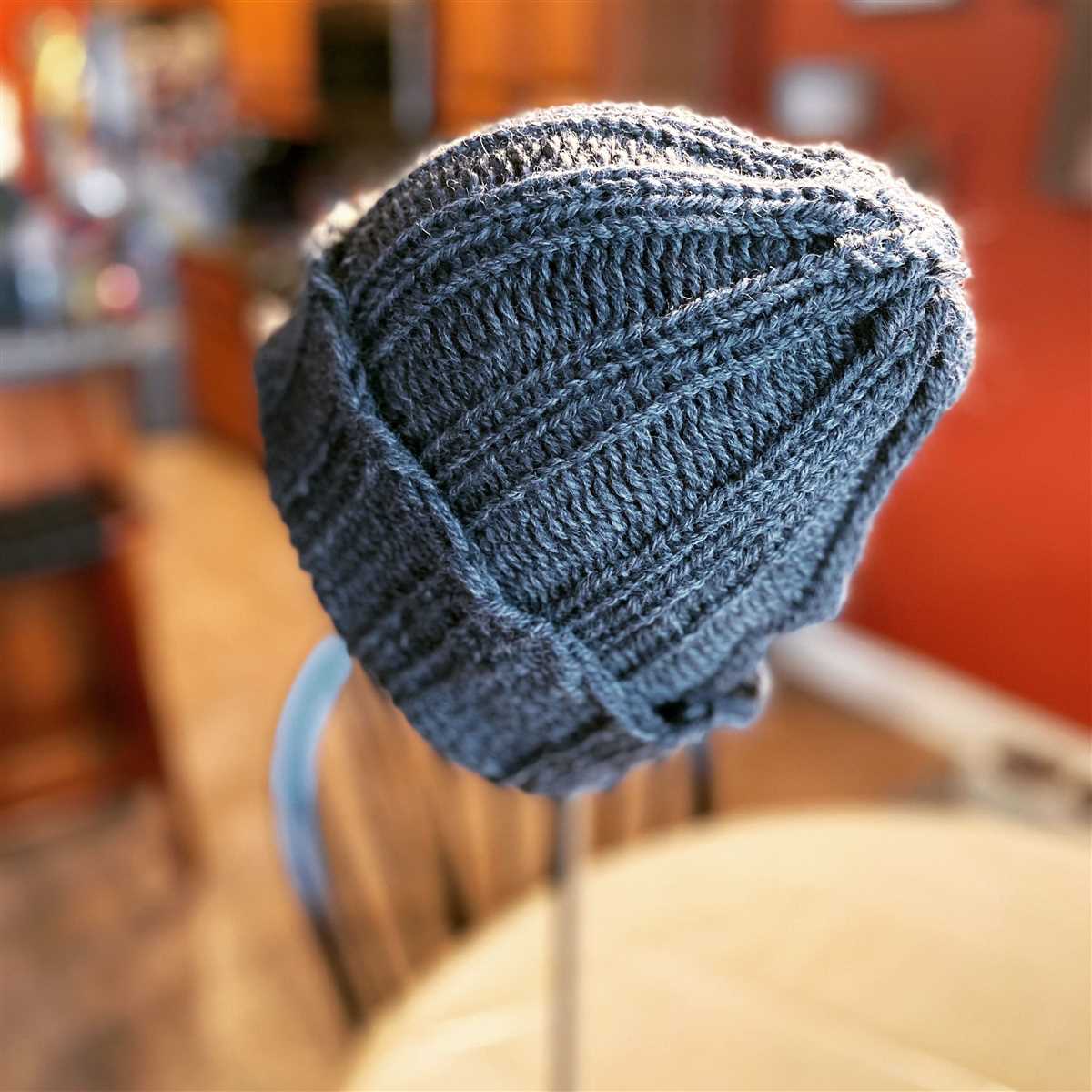 Knit hat pattern men