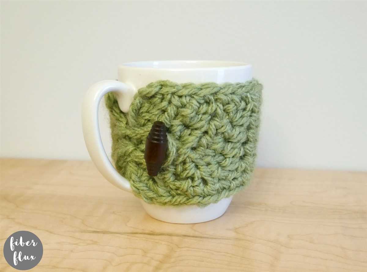 Knit mug cozy pattern free