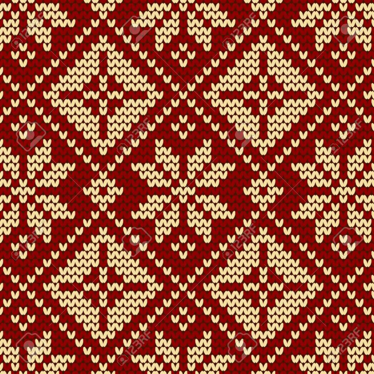 Knit ornament pattern
