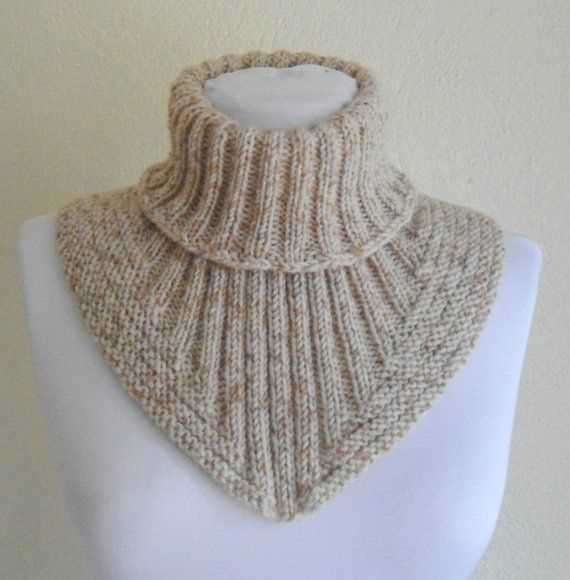 Knit pattern for neck warmer