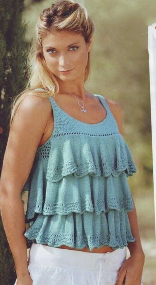 Knit peplum top pattern