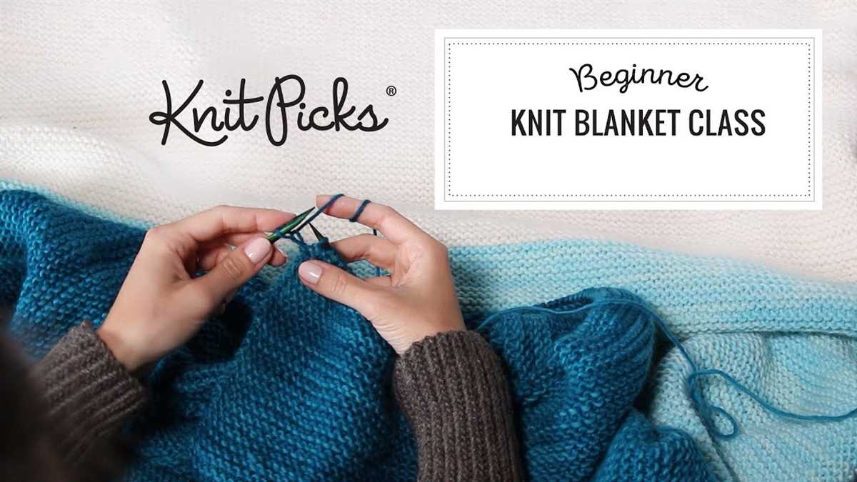 Knit picks blanket pattern