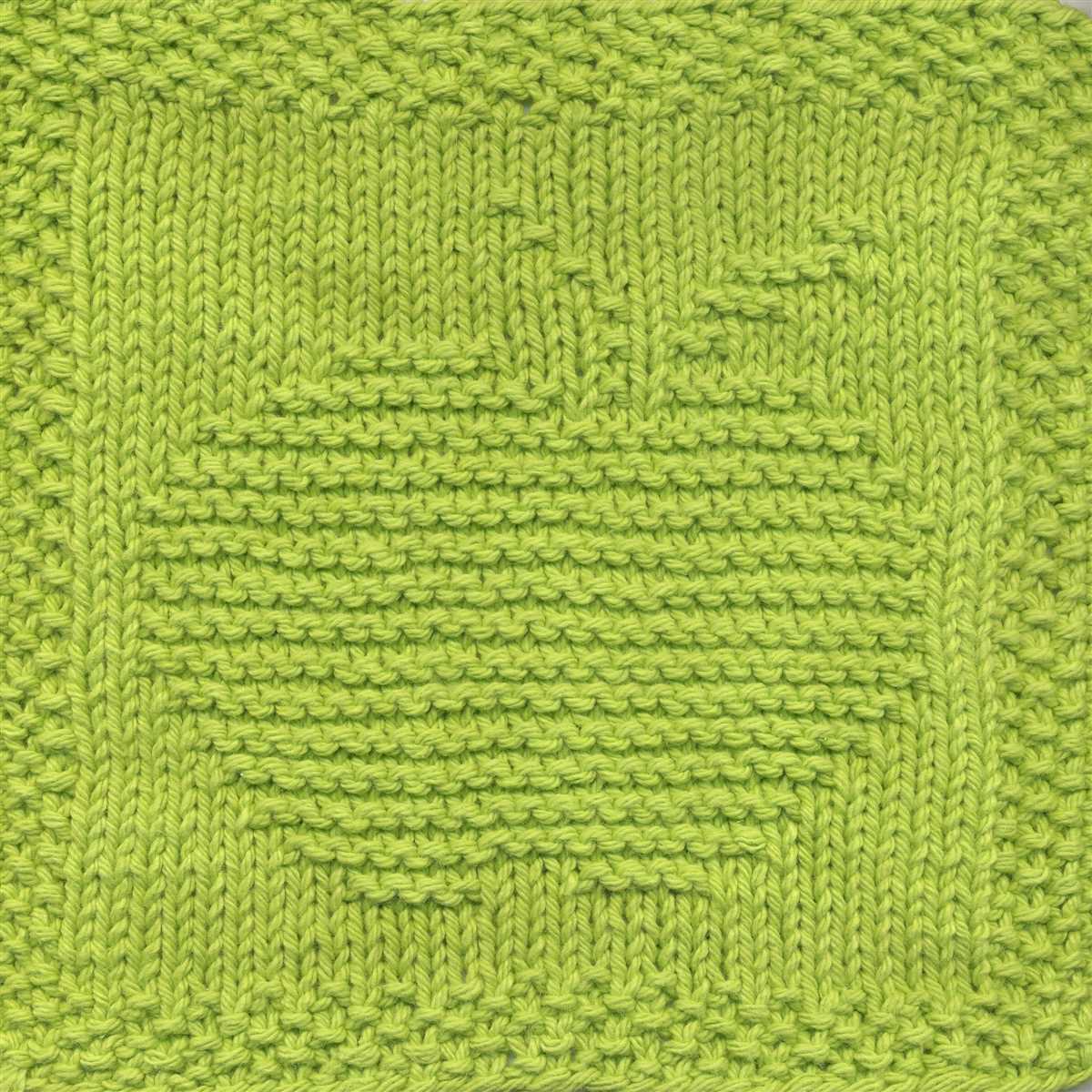 Knit picks dishcloth patterns