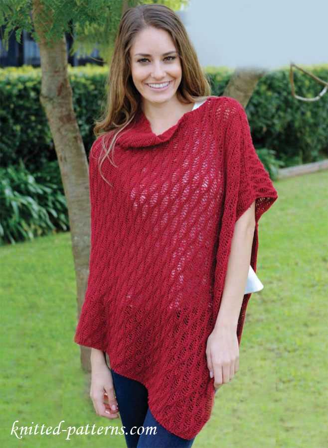 Knit poncho patterns