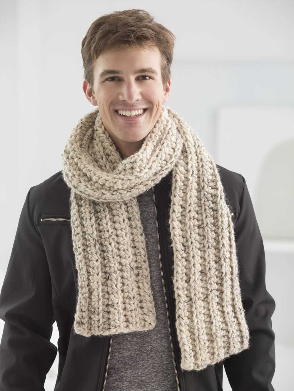 Knit scarf patterns for men
