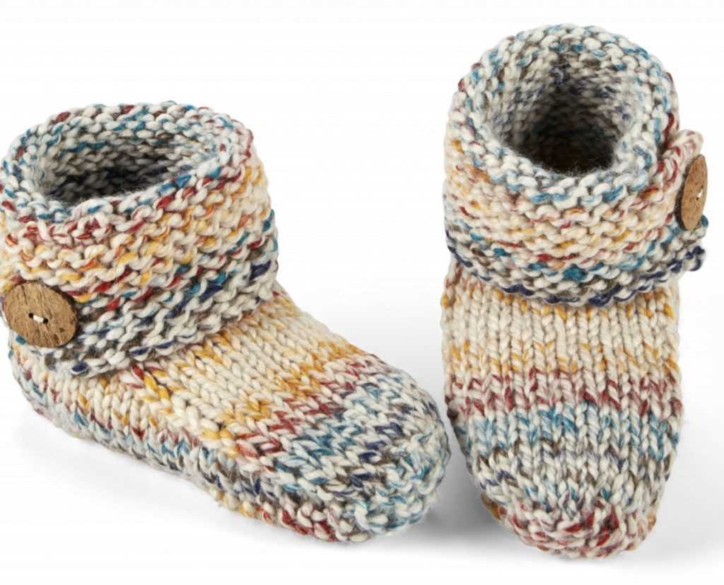 How to Create Your Own Cozy Knit Slippers with This Easy Pattern Knit slippers pattern