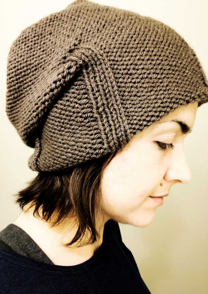 Knit slouchy beanie pattern free