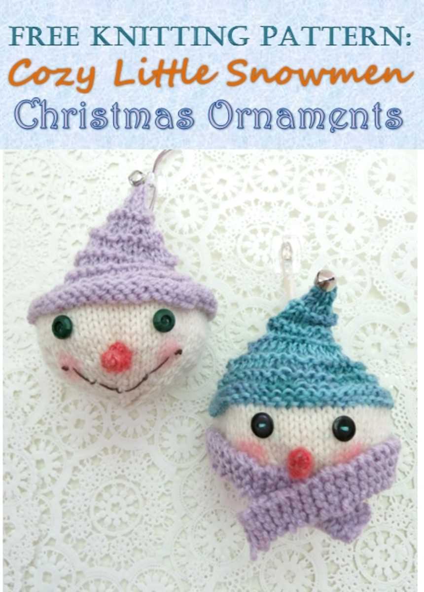 Knit snowman pattern