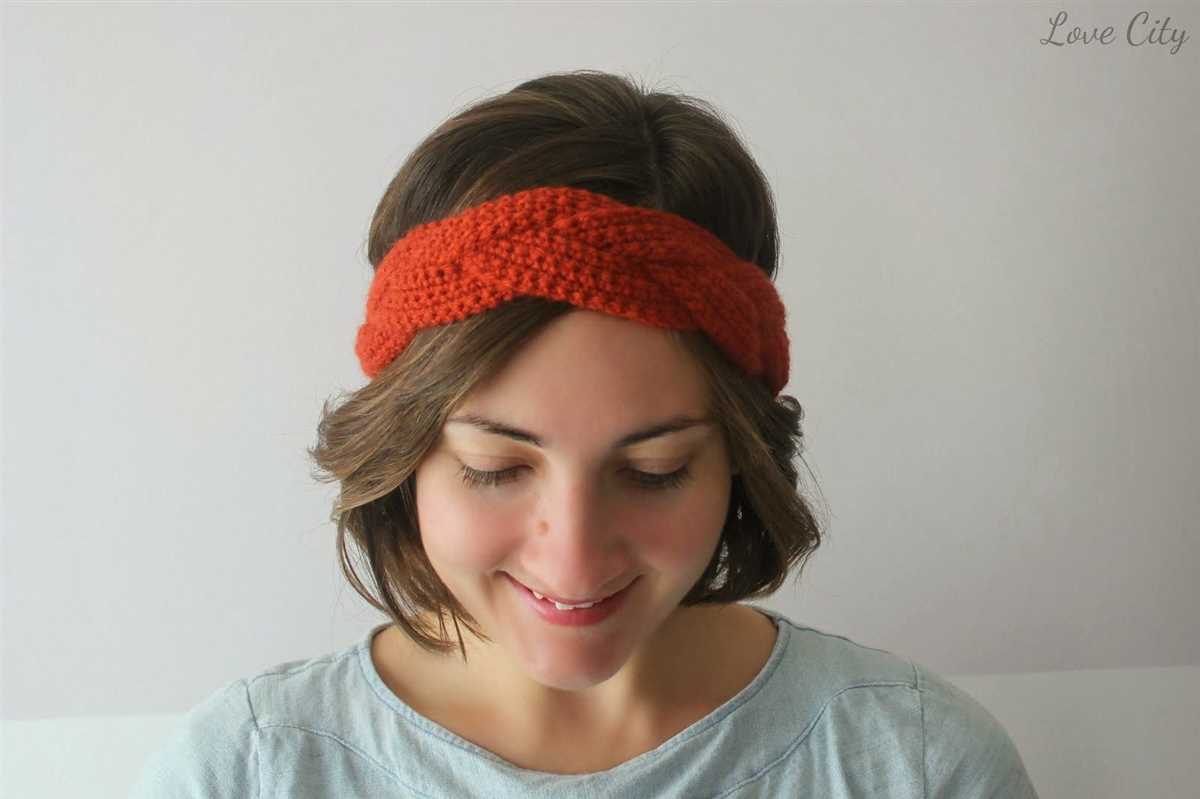 Knit turban headband pattern free