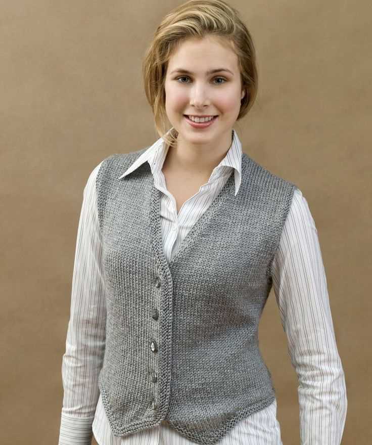 Knit vest pattern womens