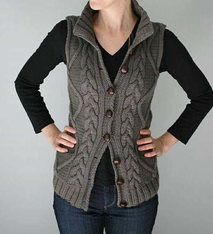 Knit vest pattern womens