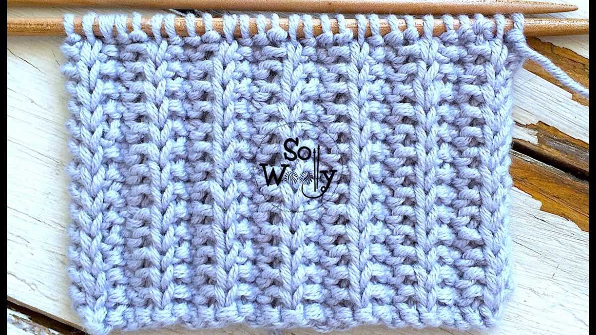 Knit 1 purl 1 scarf pattern