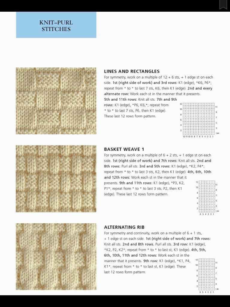Knit 4 purl 4 pattern
