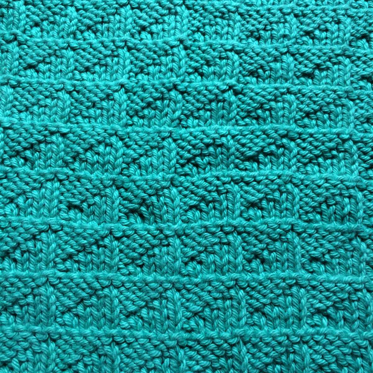 Knit 4 purl 4 pattern