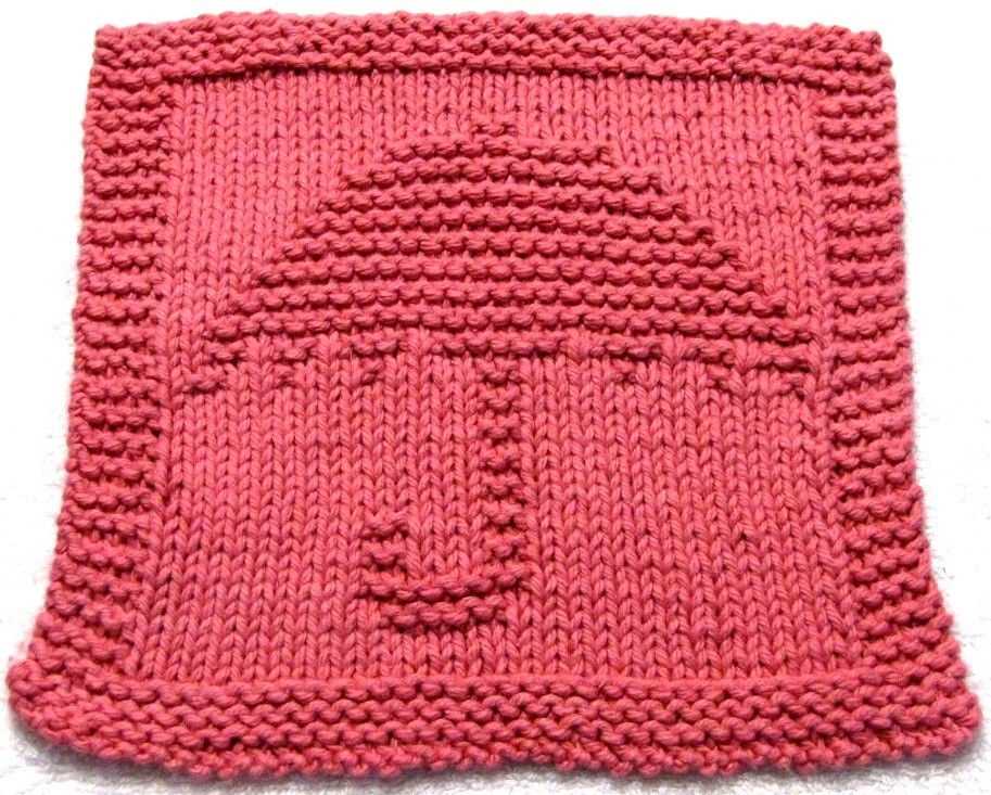 Knit a dishcloth pattern