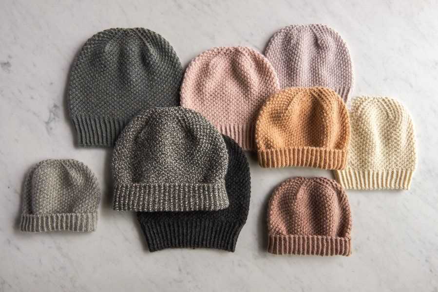 Knit and purl hat patterns