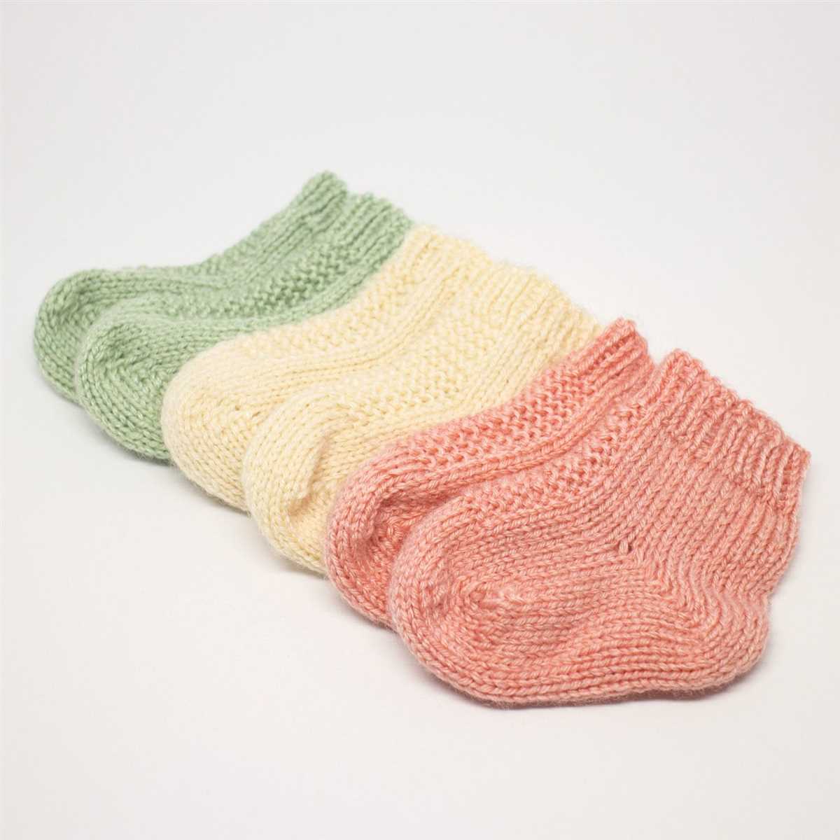 Knit baby socks pattern free