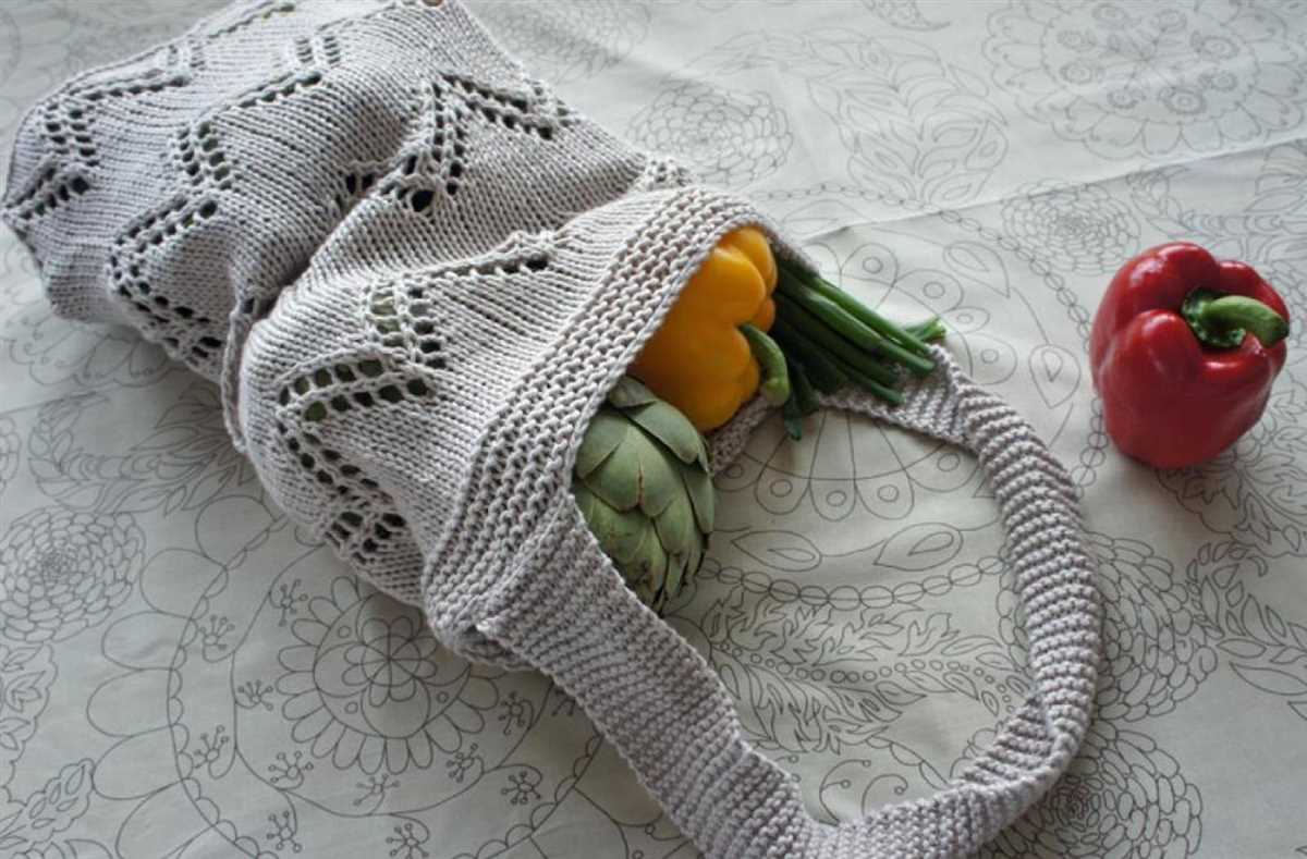 Knit bag pattern free