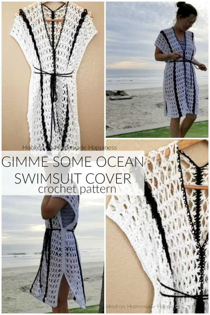 Knit bathing suit cover up pattern