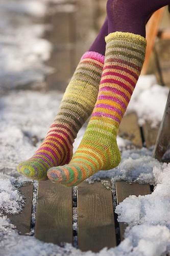 Knit boot socks pattern free