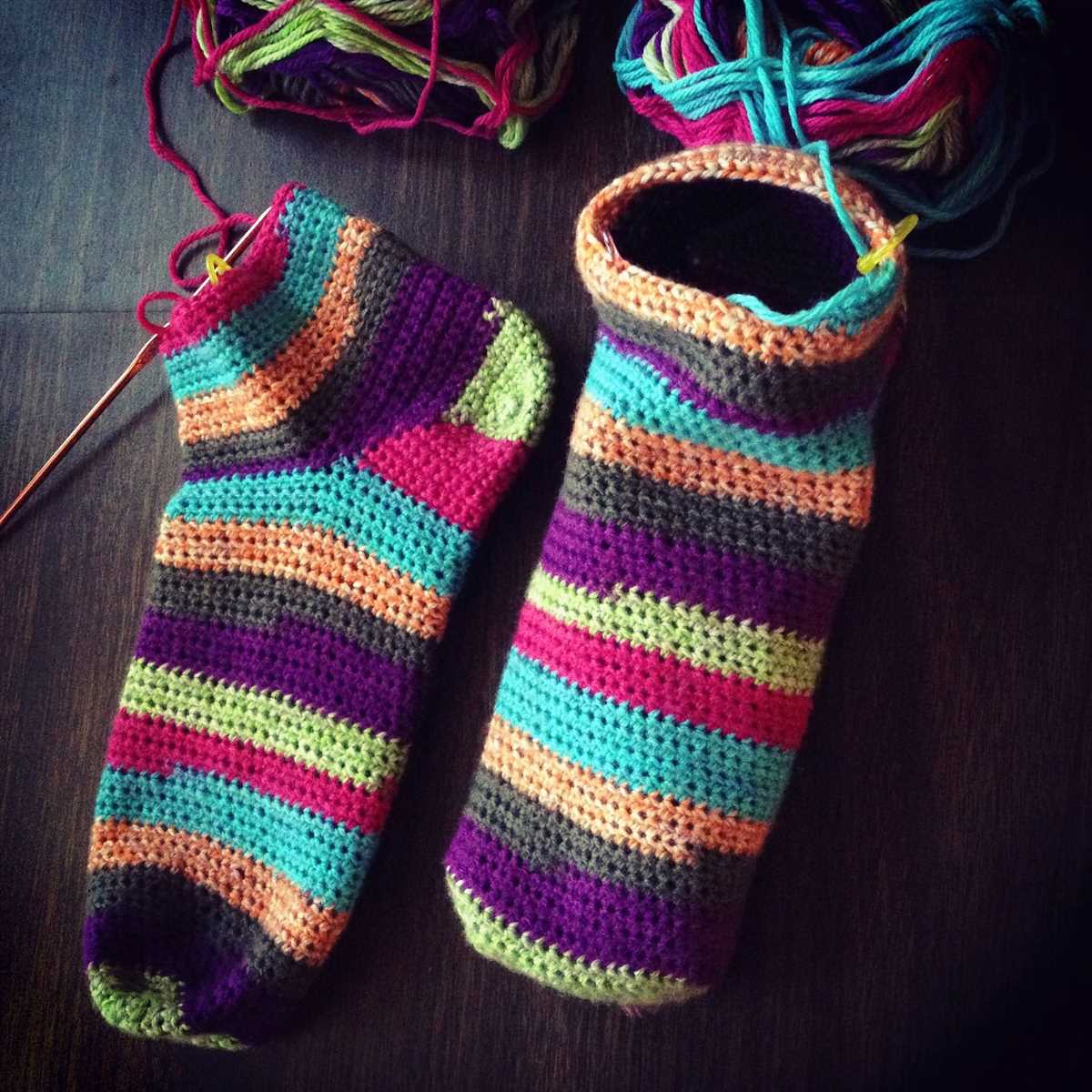 Knit boot socks pattern free