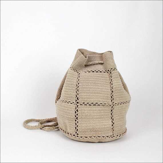 Knit bucket bag pattern