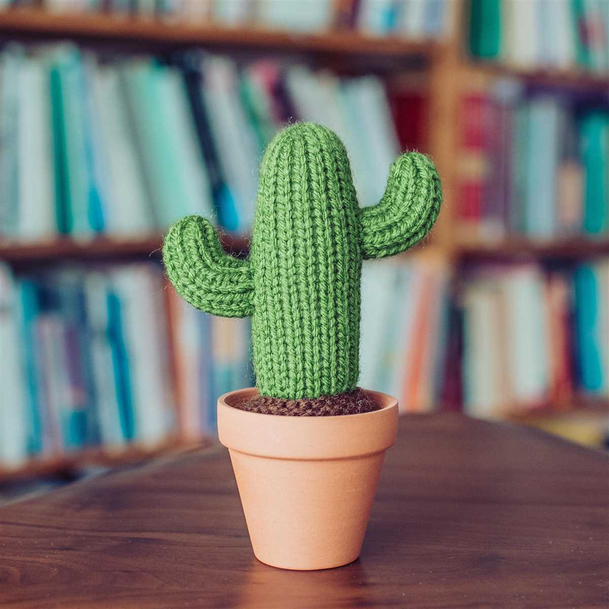 Knit cactus pattern free